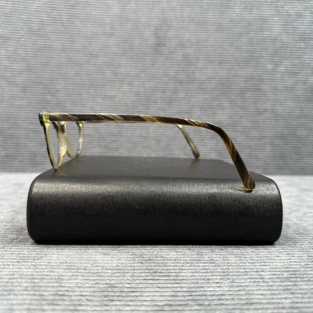 Bulova Newport Black Horn Cat Eye Eyeglasses‎ Frames 52-17-135 NEWPORT BKHRN